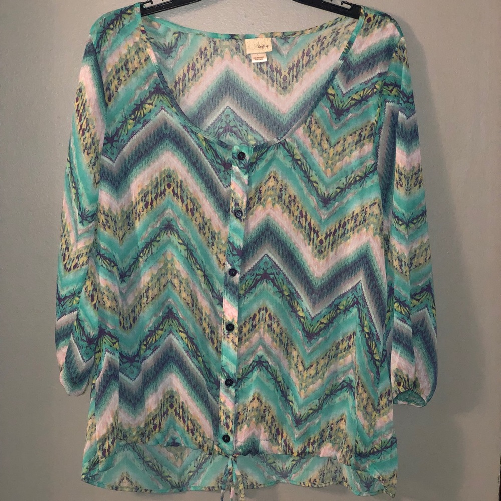 Daytrip button blouse
